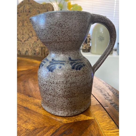 hand thrown medium pitcher studio pottery - Picture 2 of 5